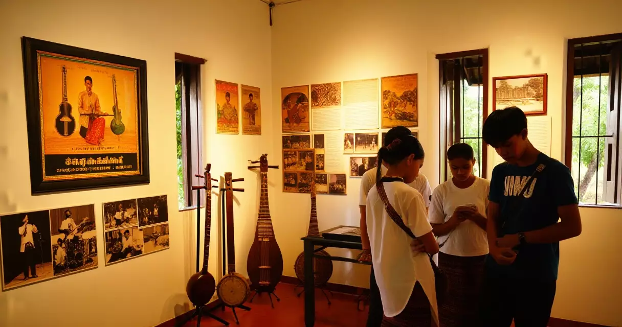 ពិព័រណ៍តន្ត្រីខ្មែរ ស័រ មាស ជំនាន់ ១៩៦០ ក្នុងភ្នំពេញ
