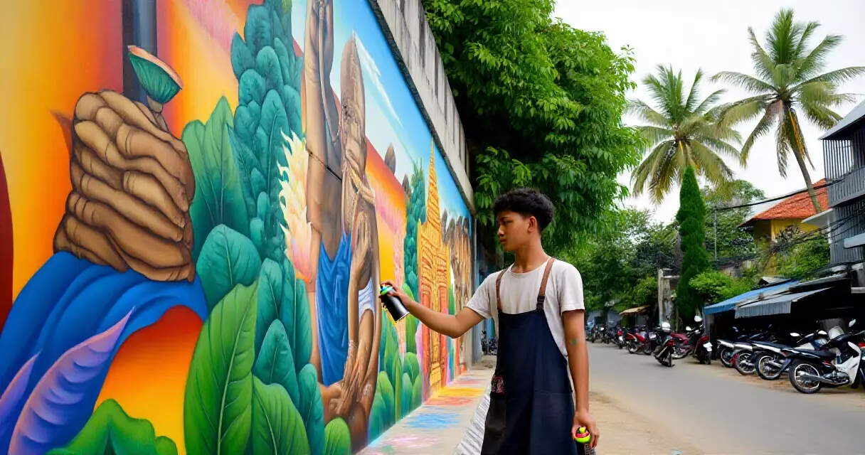 តួនាទីអ្នកគូរ Graffiti ខ្មែរ ទំនើបនៅភ្នំពេញ ក្នុងការប្រែប្រួលអត្តសញ្ញាណយុវជន