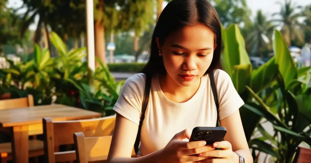 យុវវ័យខ្មែរ Gen Z ប្រើស្មាតហ្វូនទទួលព័ត៌មាន ភ្នំពេញ ២០២៦