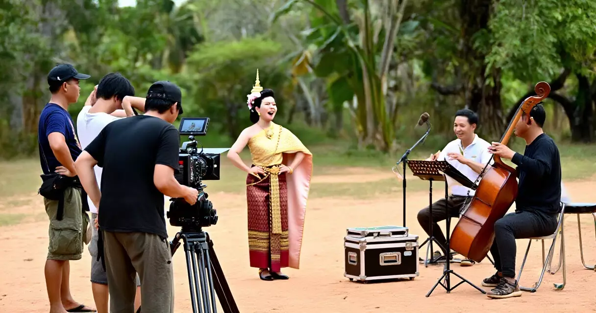 ក្រុម Production ខ្មែរ ក្នុងការថត MV នៅ Location ខាងក្រៅ
