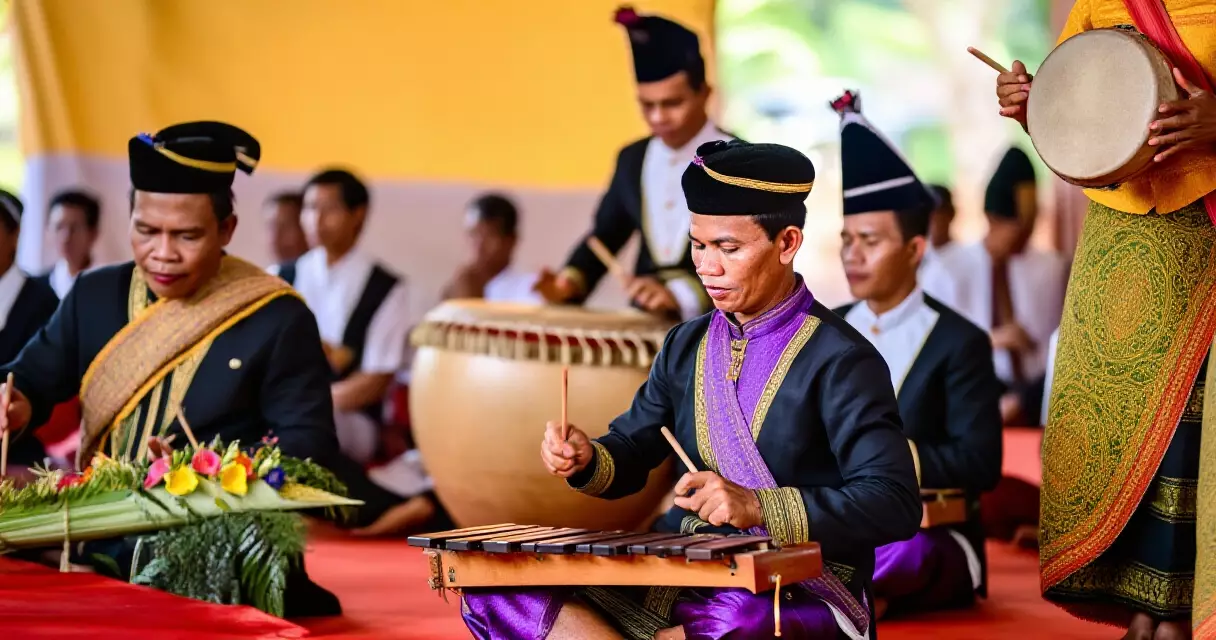 វង់ភ្លេងពិណពាទ្យខ្មែរ ប្រគុំក្នុងពិធីប្រពៃណី