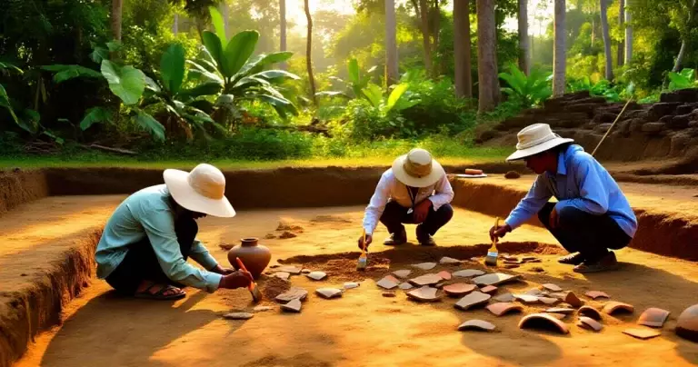 ក្រសួងវប្បធម៌ផ្សព្វផ្សាយការស្រាវជ្រាវបុរាណវិទ្យានៅទួលភ្នំតូច អង្គរបុរី