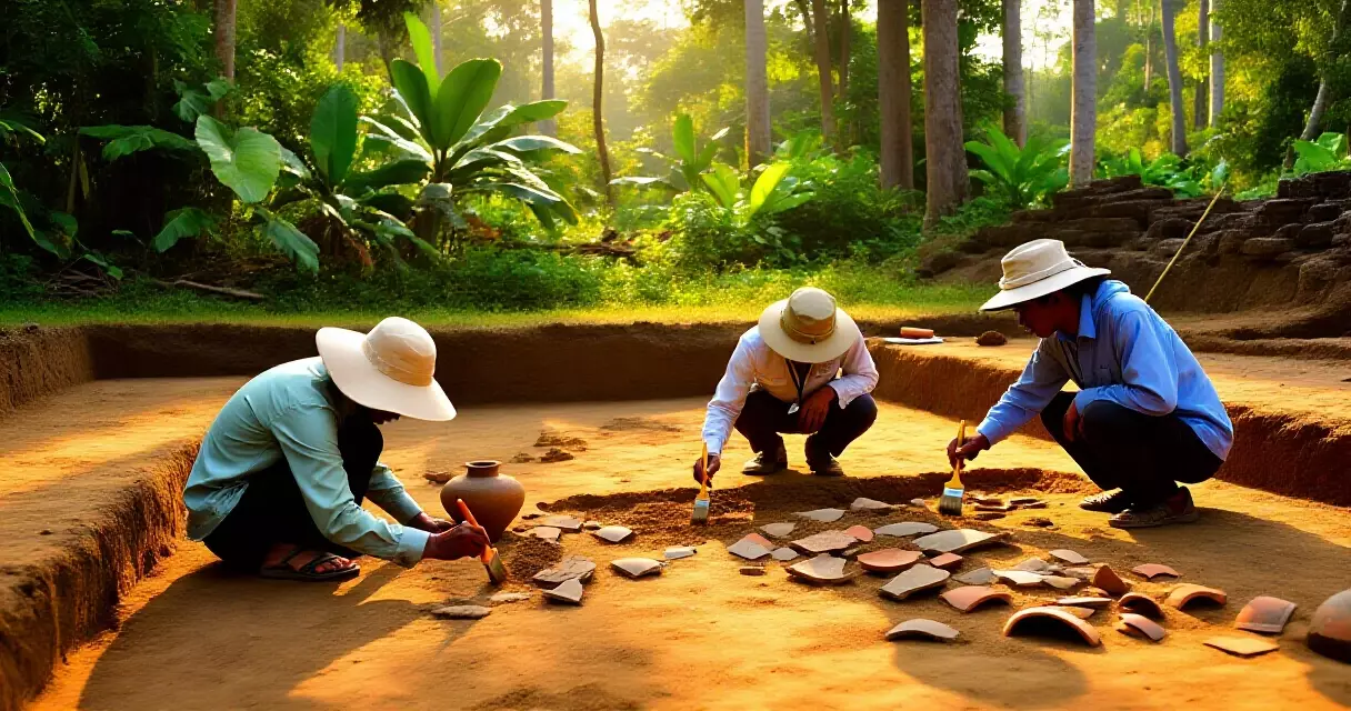 ក្រសួងវប្បធម៌ផ្សព្វផ្សាយការស្រាវជ្រាវបុរាណវិទ្យានៅទួលភ្នំតូច អង្គរបុរី