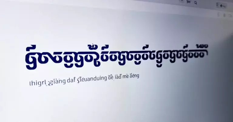 KhmerOS Unicode Fonts ការវាយតម្លៃ៖ ជម្រើស និងសមត្ថភាពអក្សរខ្មែរ