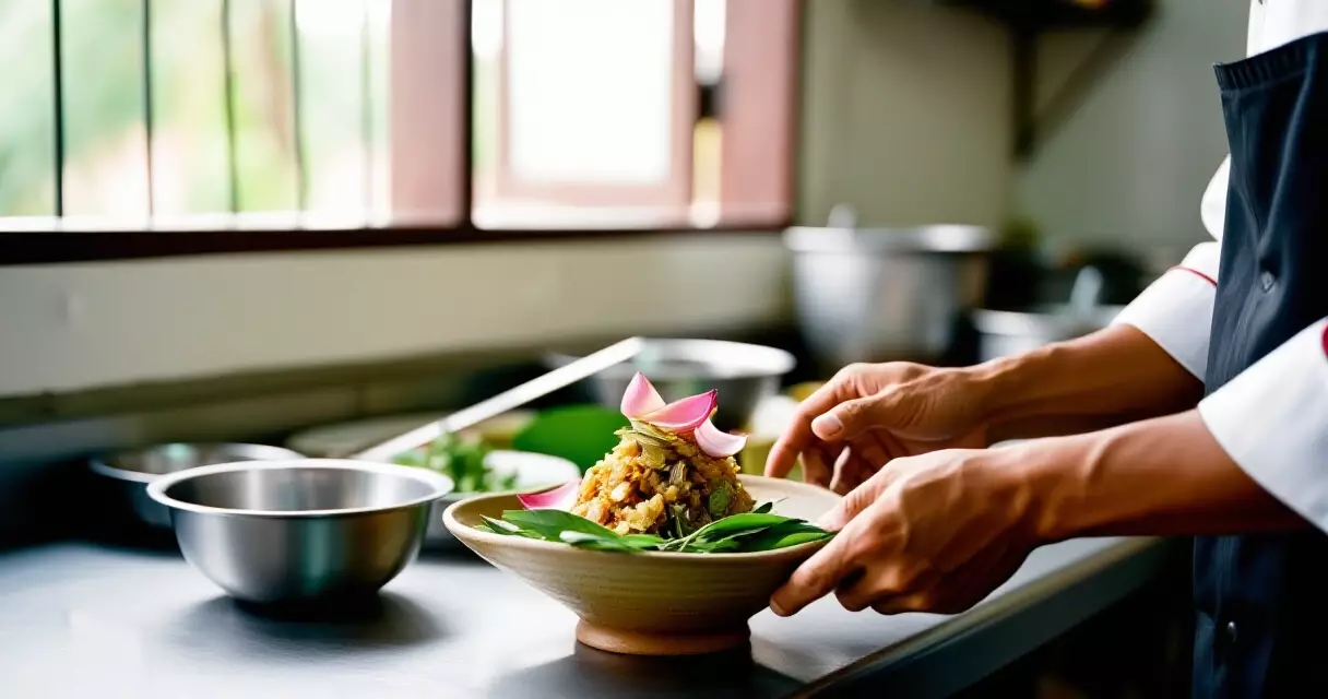 ចុងចម្អិនខ្មែរថតរូបផ្លូវវិជ្ជាជីវៈ — ម្ហូបស្ទាយទំនើបដែលមានស្ទាយខ្មែរ