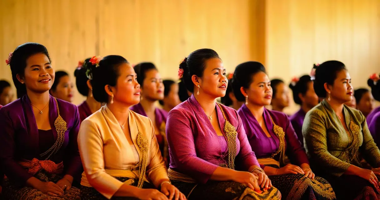 ស្ត្រីខ្មែរស្លៀកសម្លៀកបំពាក់ប្រពៃណីសំពត់ហូលក្នុងពិធីប្រជុំជាតិ
